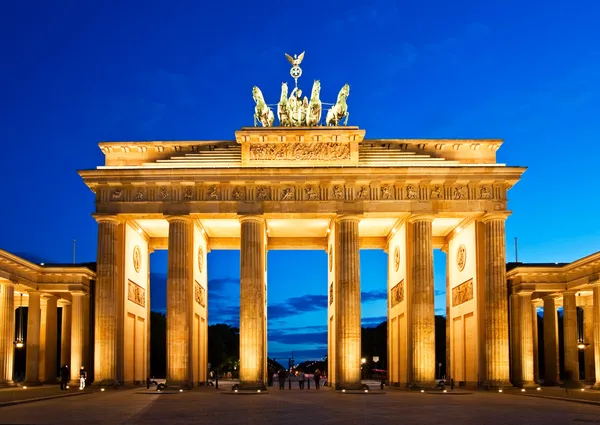 Бранденбурзькі ворота в Берліні — стокове фото