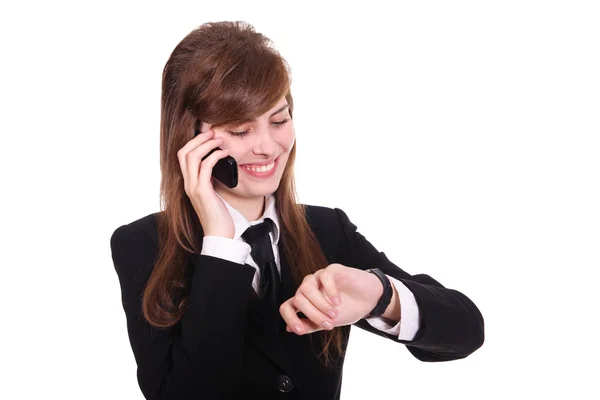 Business women with phone — Stock Photo, Image