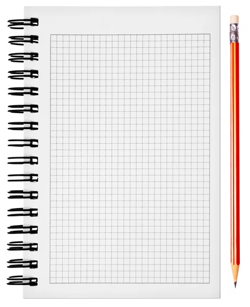 Datebook and pencil — Stock Photo, Image
