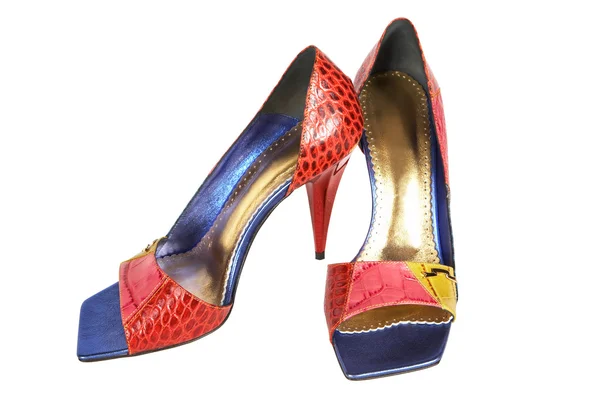 Farbe weibliche Schuhe — Stockfoto