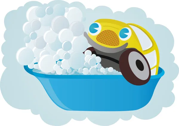 Waschbares Auto — Stockfoto