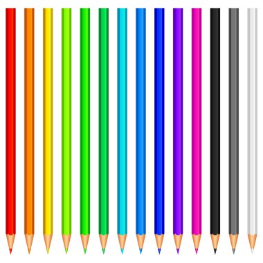 Colour pencils. clipart