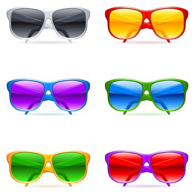 Sunglasses set. clipart