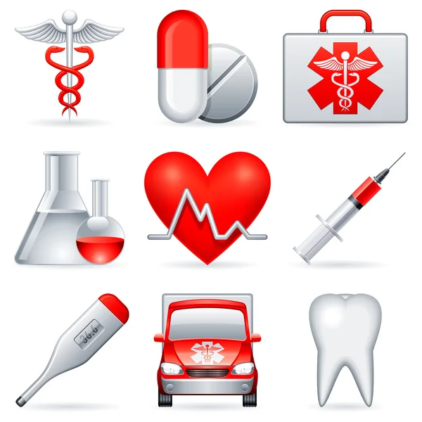 Medical icons. — Stock Vector