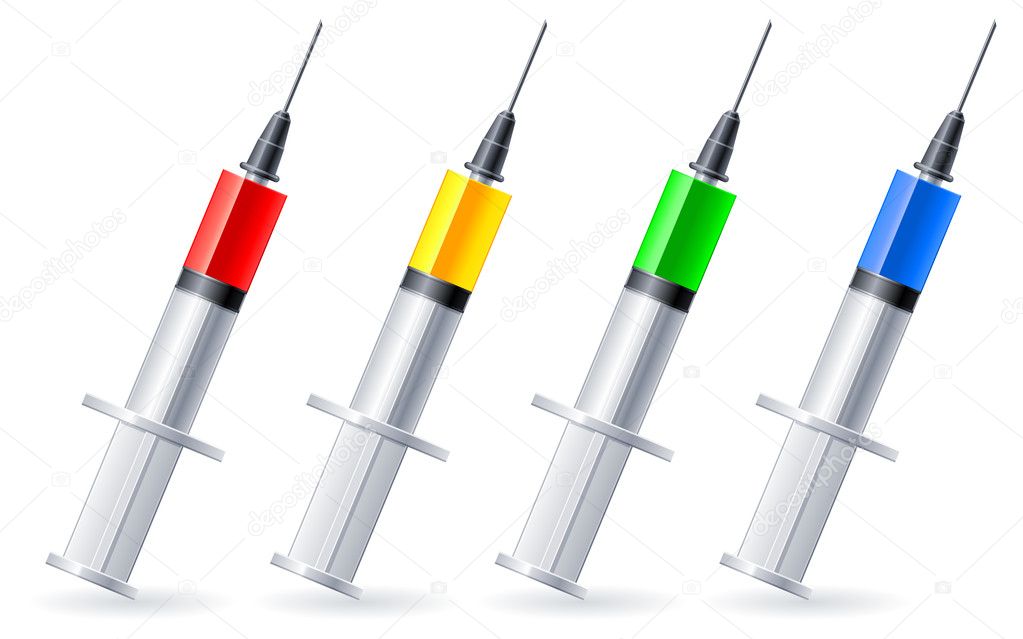 Syringes.