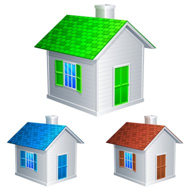 House icons. clipart