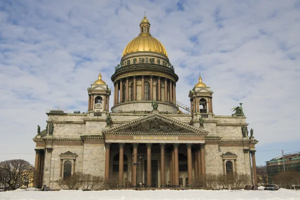 在圣彼得堡的圣艾萨克大教堂 — 图库照片