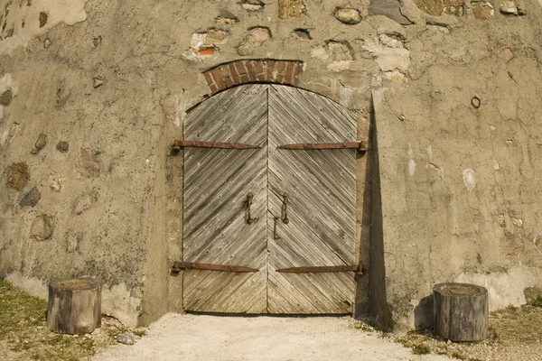 Door in the ancient building — Stock Photo, Image