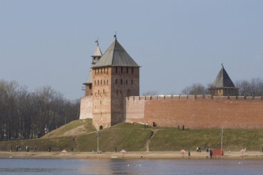 Tower of Novgorod Kremlin clipart