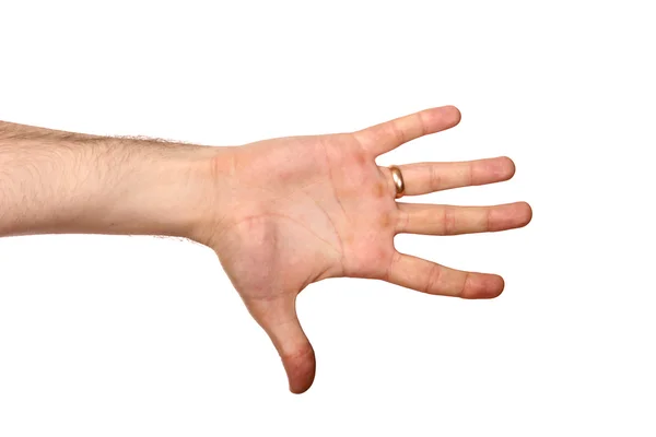 Чоловічі руки — стокове фото