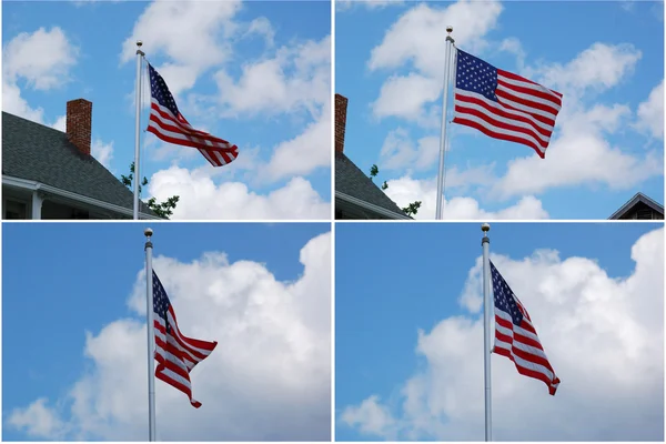Nosotros Bandera —  Fotos de Stock