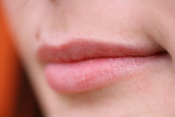 Girls lips — Stock Photo, Image