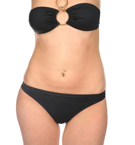 Body in black swimsuit — Stock Photo, Image