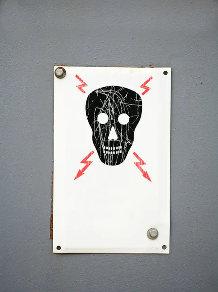 Elecricity 危険の記号 — ストック写真
