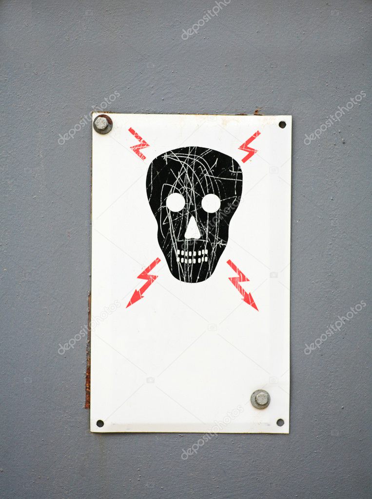 Elecricity danger sign