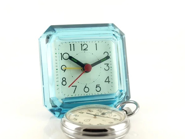 Horloge de table et chronomètre — Photo