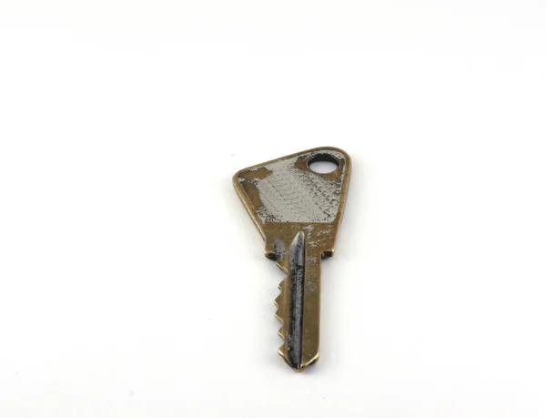 Starý kovový klíč — Stock fotografie