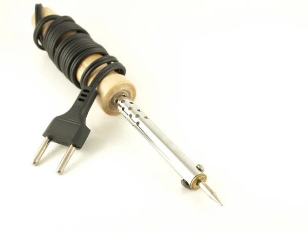 Electrical soldering iron — 图库照片