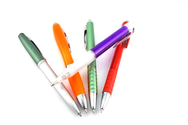 Penna a sfera a colori — Foto Stock
