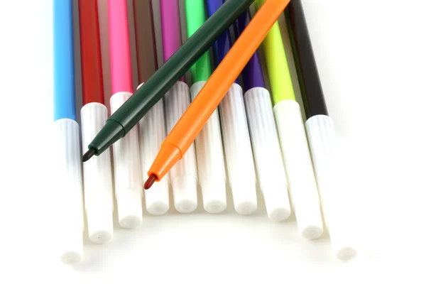 Set di pennarelli a colori — Foto Stock