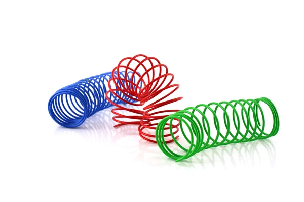 Espiral de alambre de color —  Fotos de Stock