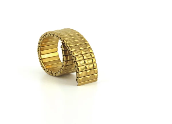 Gold bracelet for watch — Stock Photo, Image