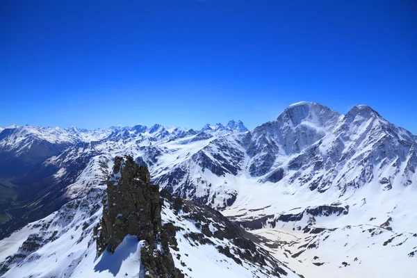 View from the top of mount Cheget — Stock Photo, Image