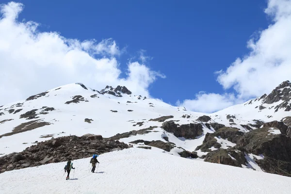 Два альпиниста — стоковое фото