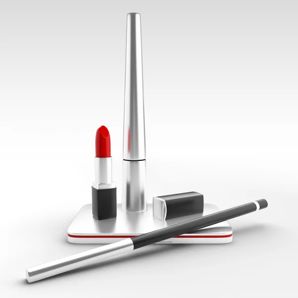 Ilustración de cosméticos 3D — Foto de Stock