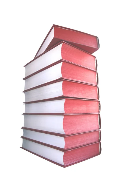 Rote Bücher — Stockfoto