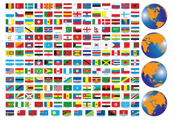 stock vector Flags