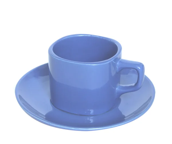 Modrý pohár — Stock fotografie