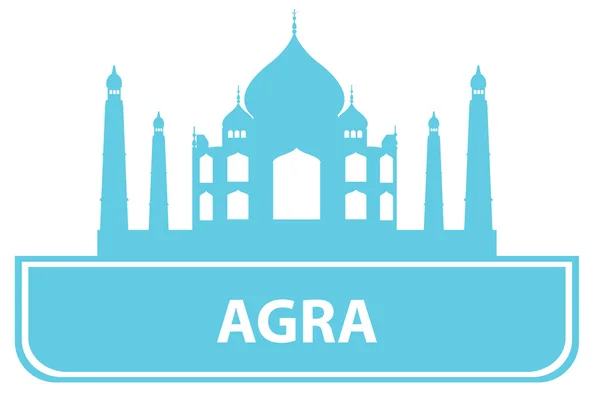 โครงร่าง Agra — ภาพเวกเตอร์สต็อก