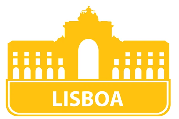 Lisboa vázlat — Stock Vector