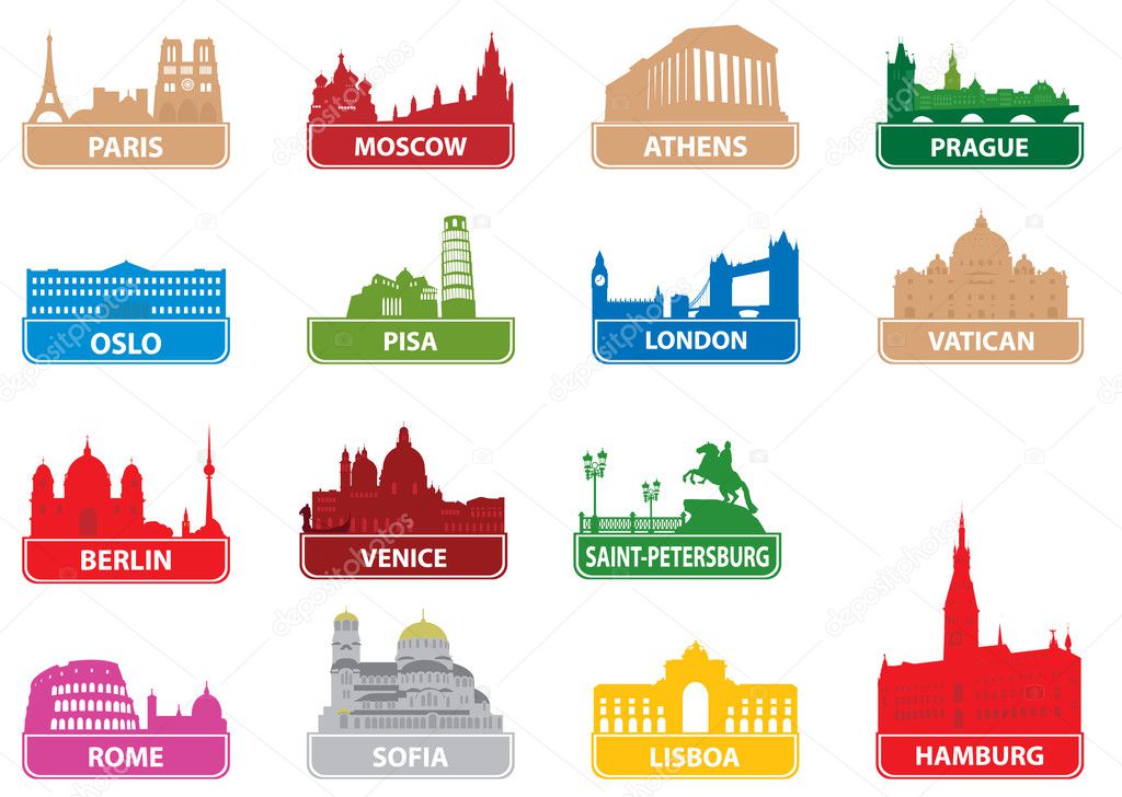 Symbols european city