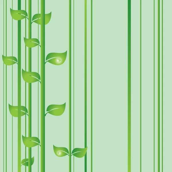 Vektorhintergrund mit grünen Linien — Stockvektor