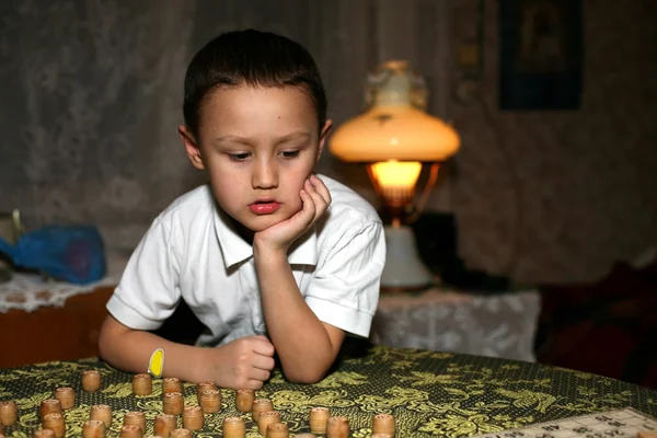 Pensive boy — Stock Photo, Image