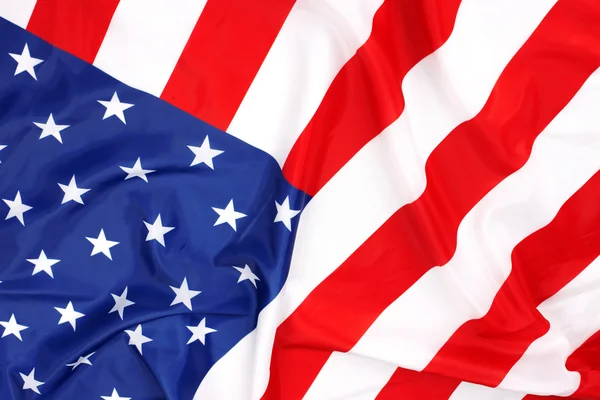 Flapping flag USA con onda — Foto de Stock