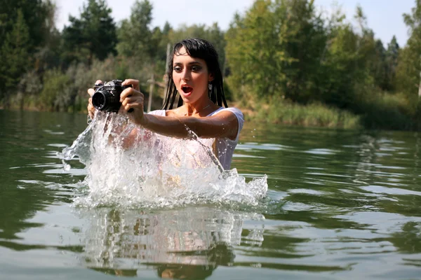 Correspondente em água — Fotografia de Stock