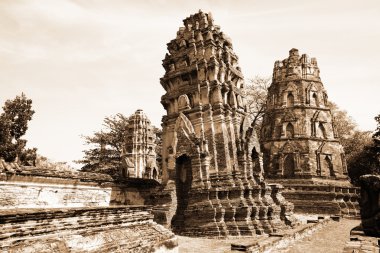Ruins of Ayutthaya clipart