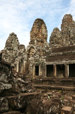 angkor tapınakta Bayon thom, cambodia