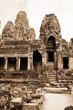 angkor tapınakta Bayon thom, cambodia