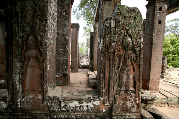 Bayon Temple at Angkor Thom, Cambodia
