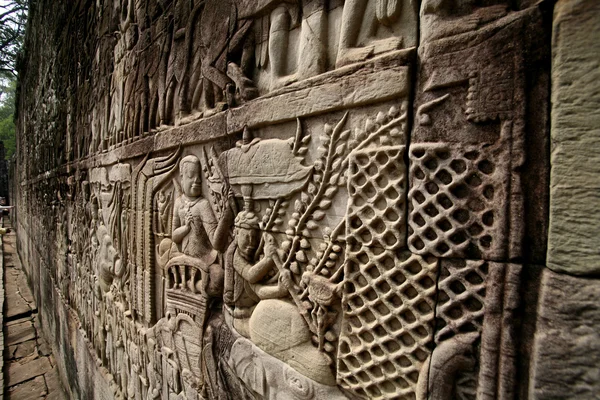 Bayon Temple au Cambodge à Angkor Thom. — Photo
