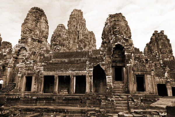 Templo de Bayon em Angkor Thom, Camboja — Fotografia de Stock