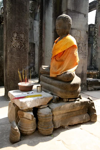 Boeddha in angkor, Cambodja — Stockfoto