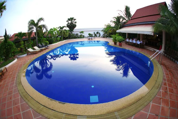 Pool in resort — Stock Photo, Image