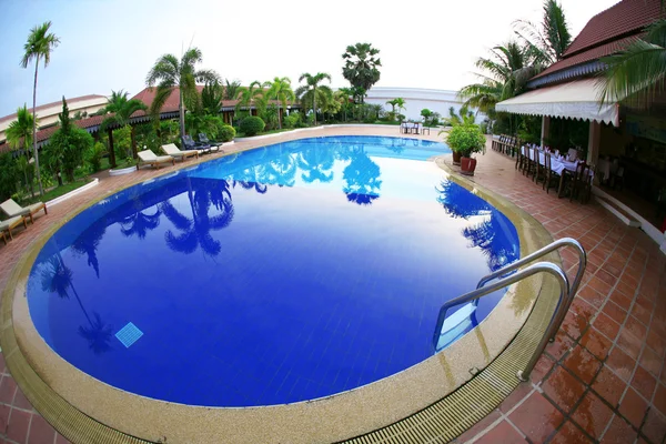 Pool in resort — Stock Photo, Image