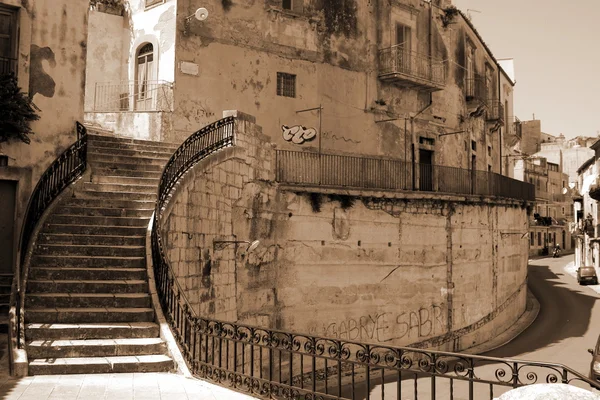 Παλιά Ιταλία, Σικελία, πόλη Ραγκούσα — Φωτογραφία Αρχείου
