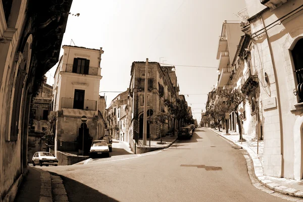 Gamla Italien, Sicilien, ragusa staden — Stockfoto